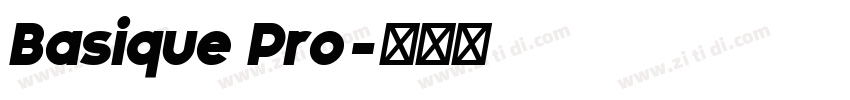 Basique Pro字体转换